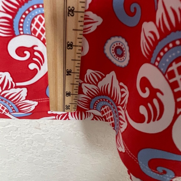 J. McLaughlin NWT Ellison Sleeveless Split V Neck A-Line Shift Dress Sz S Coral - Picture 7 of 11